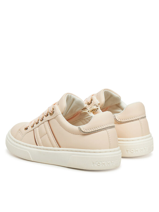 Tommy Hilfiger Tommy Hilfiger Сникърси Low Cut Lace-Up Sneaker T3A9-33745-1439 M Розов
