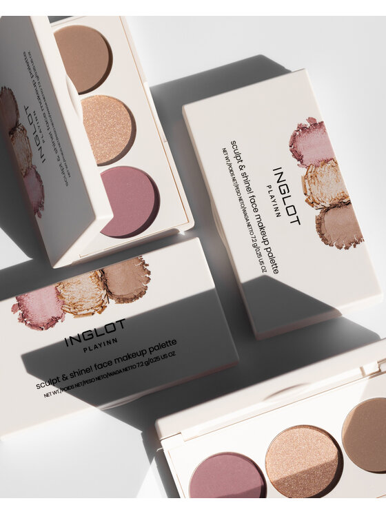 INGLOT INGLOT Sculpt & Shine! Playinn Paleta do konturowania twarzy