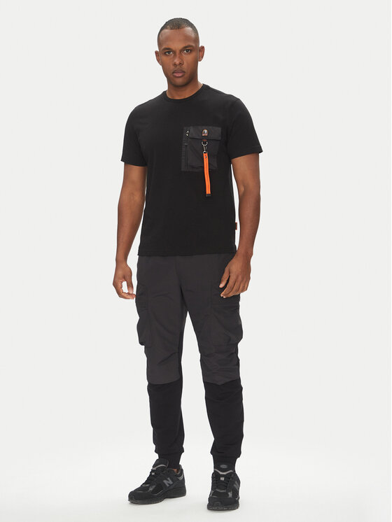 Parajumpers Parajumpers T-Shirt Mojave 25SMPMTSRE07 Czarny Regular Fit