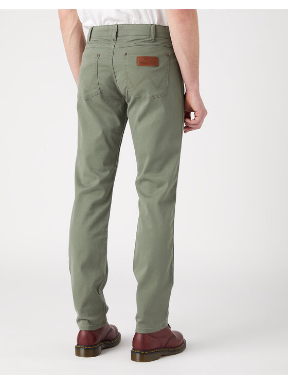 Wrangler Wrangler Pantaloni di tessuto GREENSBORO Verde Regular Fit