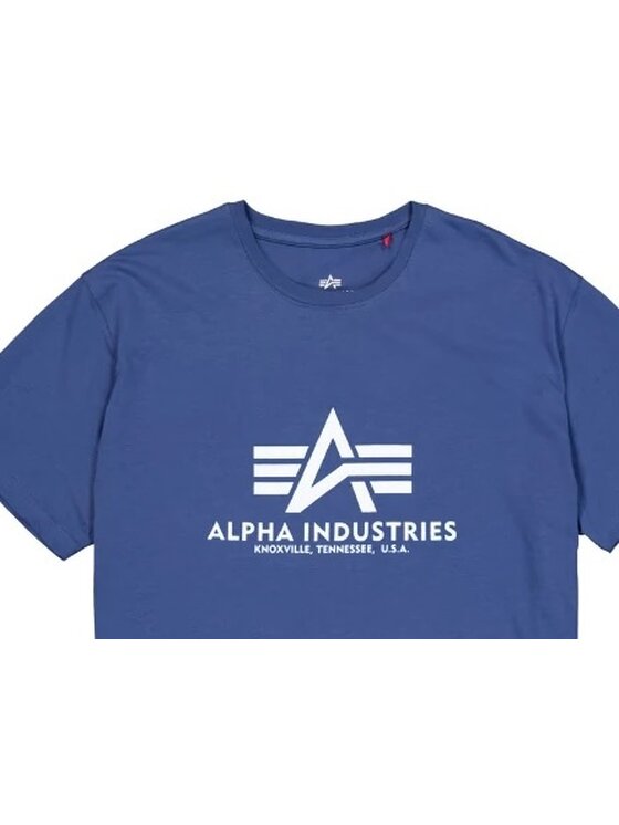 Alpha Industries Alpha Industries Tričko AI.100501-735 Tmavomodrá Basic Fit
