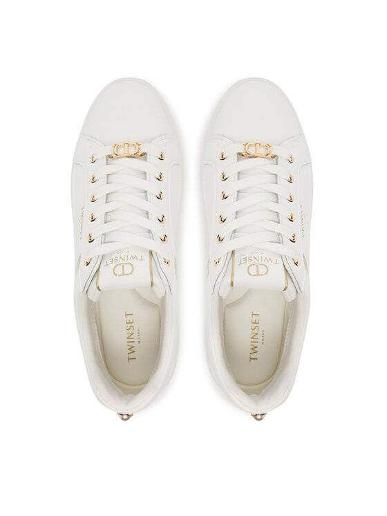 TWINSET TWINSET Sneakersy 252TCP020 Biały