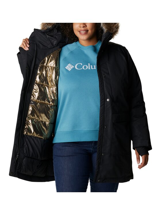 Columbia Columbia Cappotto invernale 208576 Nero Regular Fit