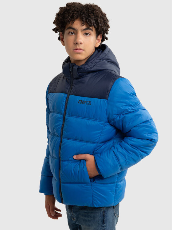 BIG STAR BIG STAR Kurtka przejściowa DAKOTN_401_130 Niebieski Basic Fit