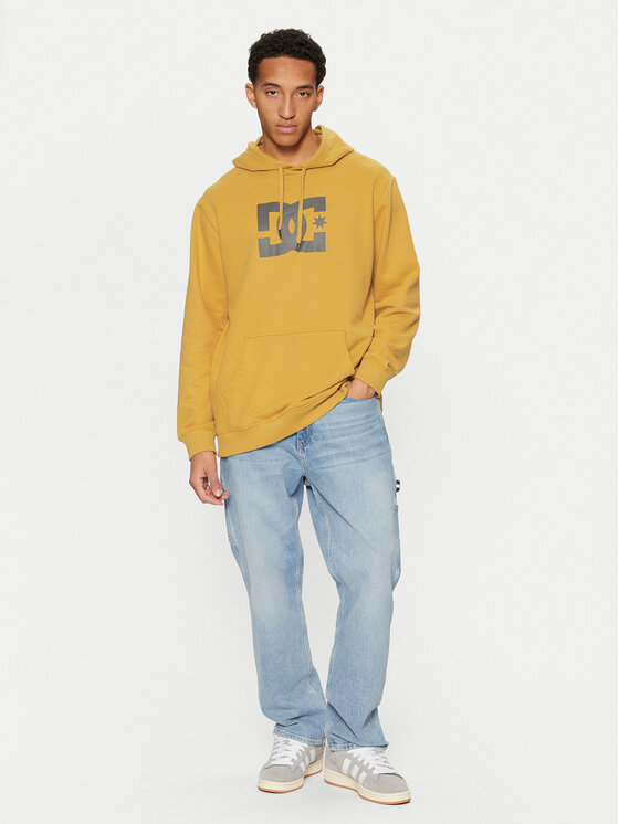 DC DC Felpa Star ADYSF03099 Giallo Relaxed Fit