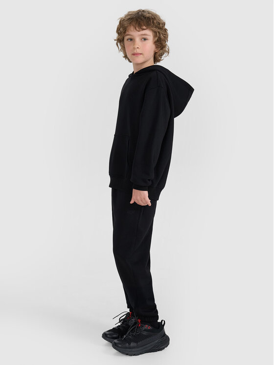 4F 4F Spodnie dresowe BASIC+ Czarny Oversize