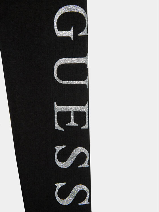 Guess Guess Leggings J93B11 K82K0 Fekete Slim Fit