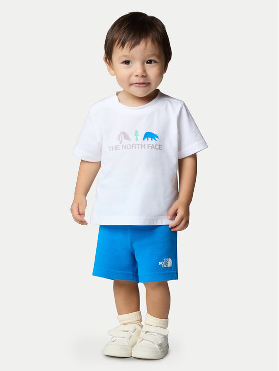 The North Face The North Face Set tricou și pantaloni scurți NF0A8BA3 Albastru Regular Fit