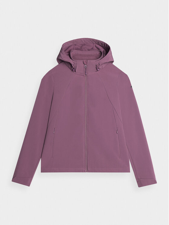 4F 4F Geacă softshell 4FAW23TSOFF152 Roz Slim Fit
