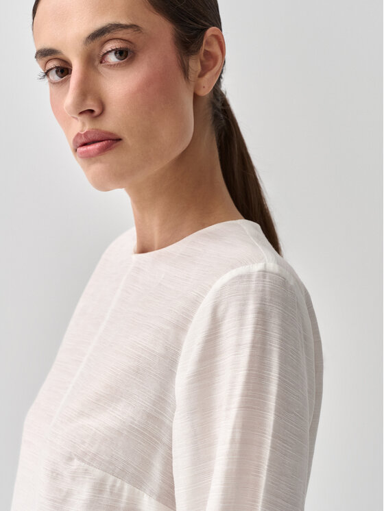 TATUUM TATUUM Bluzka WITI Kremowy Classic Fit