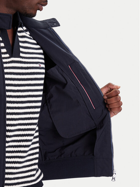 Tommy Hilfiger Tommy Hilfiger Яке бомбър Harrington MW0MW39637 Тъмносин Regular Fit