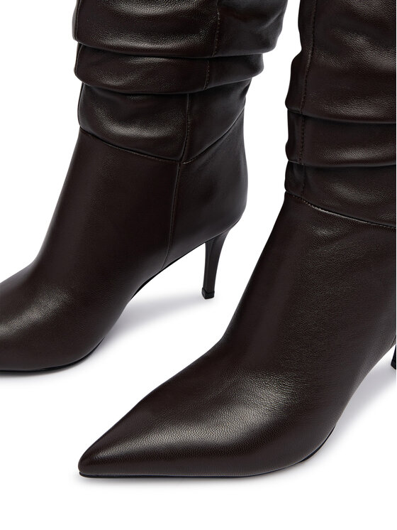Guess Guess Botki FLFCRL LEA11 Brązowy ciemny