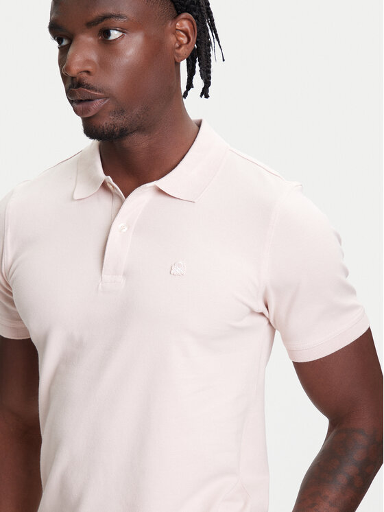 United Colors Of Benetton United Colors Of Benetton Polo 3WG9U301Z Ružičasta Slim Fit