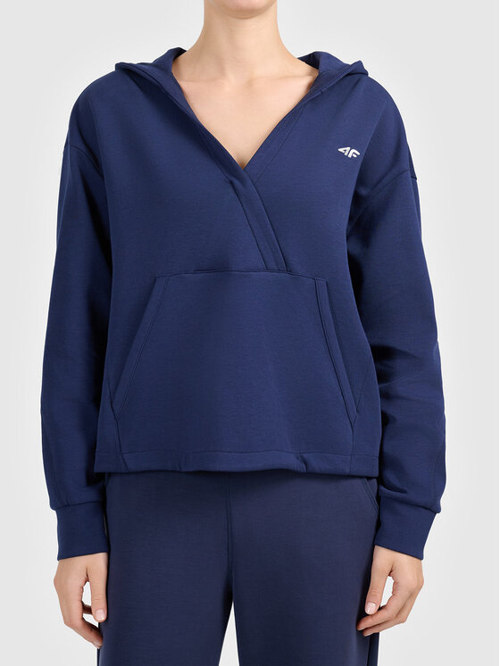 4F 4F Bluza 4FWAW26TSWSF2661-31S Granatowy Active Fit