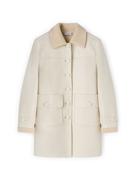 Motivi Motivi Pelliccia 8632Q100234N011 Bianco Regular Fit