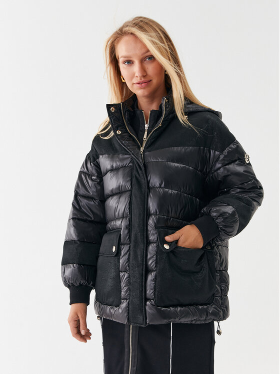 Liu Jo Sport Liu Jo Sport Pehelykabát TF3137 TS031 Fekete Relaxed Fit