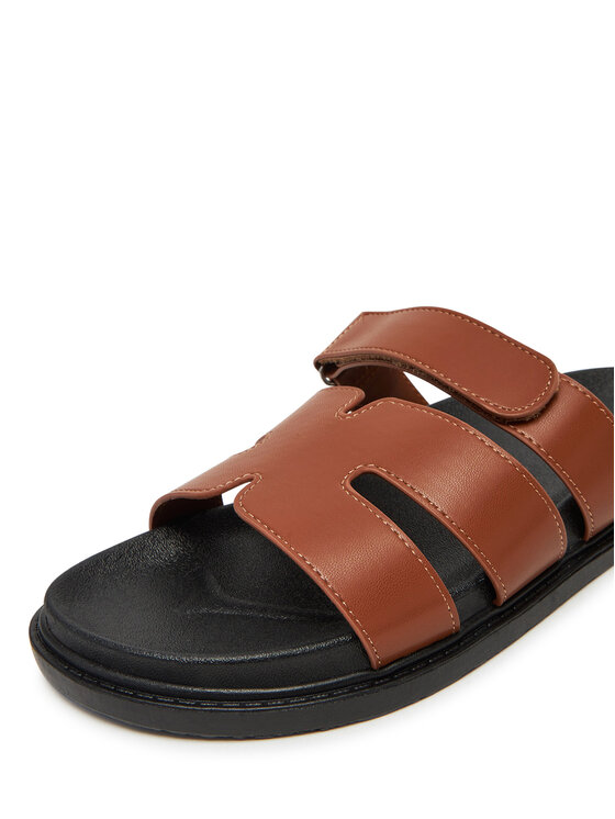 JENNY JENNY Παντόφλες LB-P1941A-YLD Καφέ