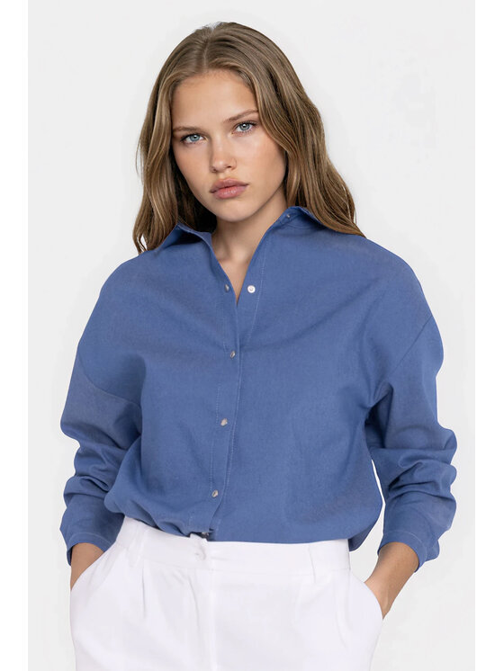 NIFE NIFE Koszula jeansowa K98 Oversize