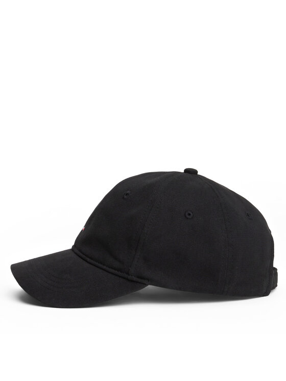 Tommy Hilfiger Tommy Hilfiger Καπέλο Jockey Th Flag Soft 6 Panel AW0AW17781 Μαύρο