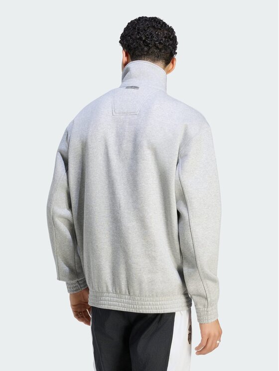 adidas adidas Bluza techniczna 172265 Szary jasny Loose Fit