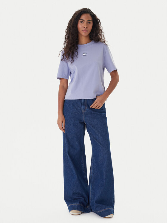 Tommy Jeans Tommy Jeans T-shirt Badge DW0DW22202 Plava Boxy Fit