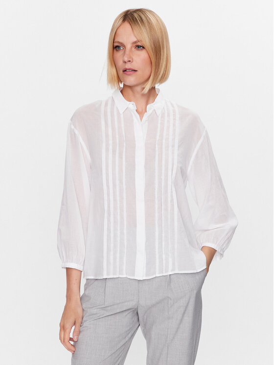 Peserico Peserico Särk S06198L1 Valge Relaxed Fit