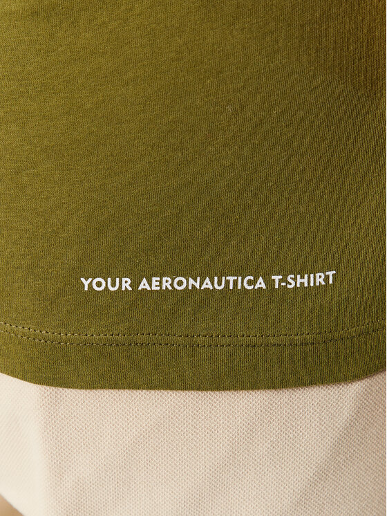 Aeronautica Militare Aeronautica Militare T-särk 231TS2103DJ510 Roheline Regular Fit