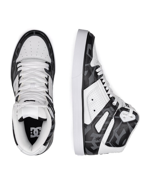 DC Shoes DC Shoes Sneakersy PURE HIGH-TOP WC ADYS400043-XKWS Biały