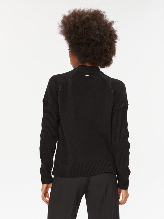 BOSS Boss Maglione Foltin 50501575 Nero Relaxed Fit