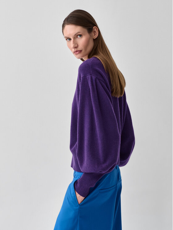 TATUUM TATUUM Sweter LILA B Fioletowy Fitted Fit
