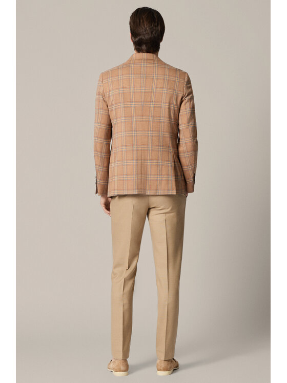 Lancerto Lancerto Marynarka Carloforte MA131126000026 Brązowy Slim Fit