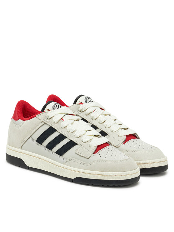 adidas adidas Buty do koszykówki Rapid Court Low JR3158 Beżowy