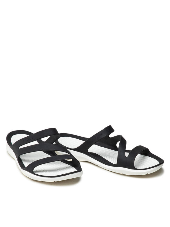 Crocs Crocs Šľapky Swiftwater Sandal W 203998 Čierna