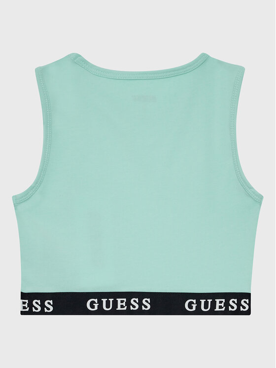Guess Guess Top J2YI34 KABR0 Niebieski Slim Fit