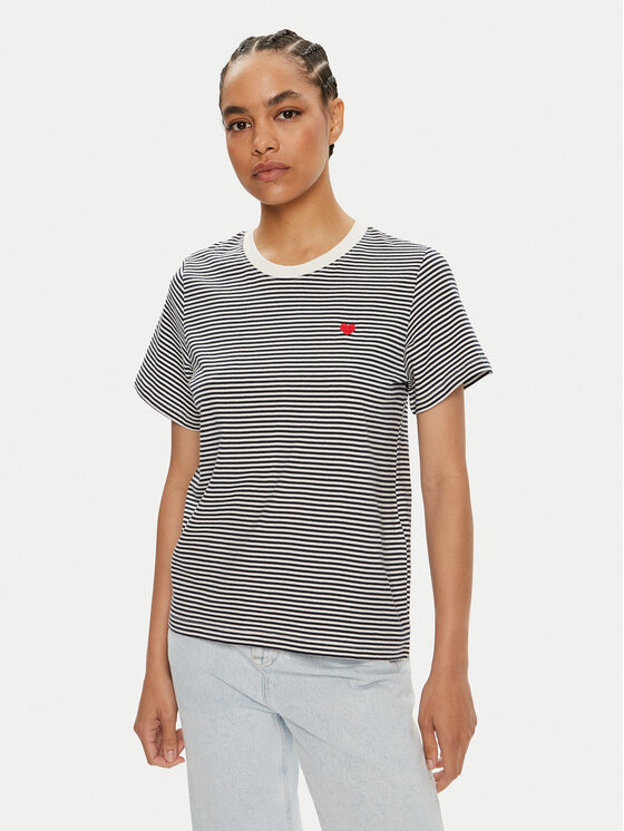 JDY Tricou Pisa 15298612 Negru Regular Fit