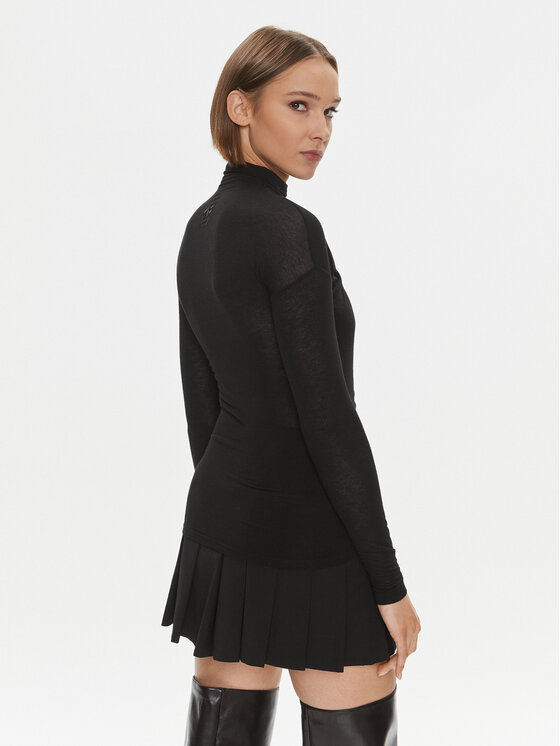 PINKO Pinko Μπλουζάκι Mononoke 102328 A17S Μαύρο Slim Fit