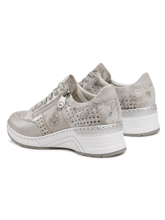 Rieker Rieker Sneakers N4327-80 Silberfarben