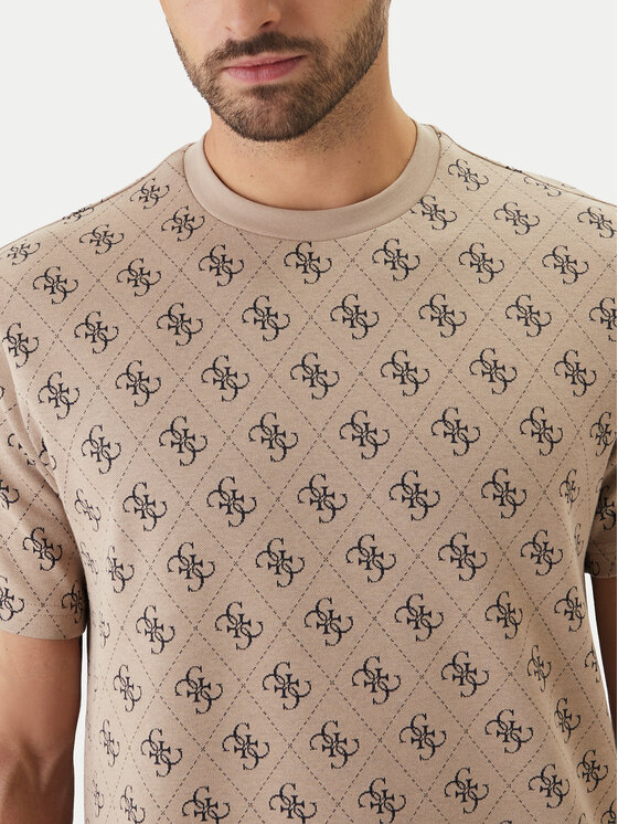 Guess Guess Póló M6GP34 K3200 Bézs Relaxed Fit