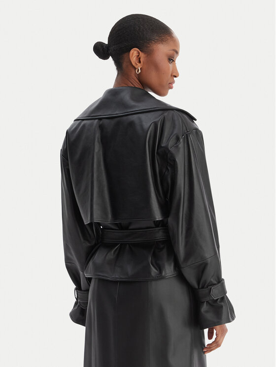 HUGO HUGO Prijelazna jakna Lanitte 50560068 Crna Relaxed Fit