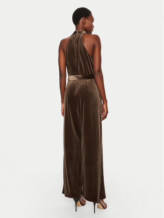 Gap Gap Kombinezon 645193-01 Beżowy Wide Leg