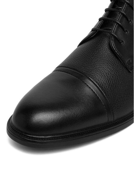 Lanetti Lanetti Schnürschuhe CEO-B33735-1 Schwarz