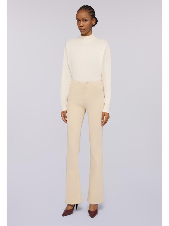 Trussardi Trussardi Pantaloni di tessuto P7009100284N002 Beige Over Fit