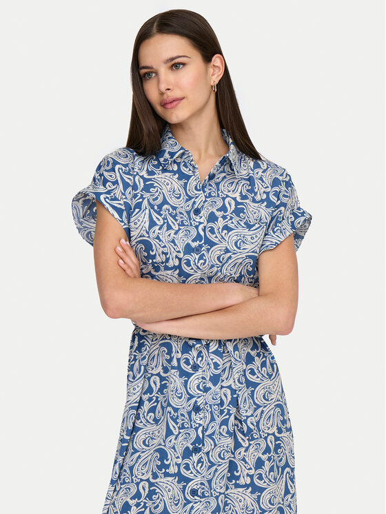 ONLY ONLY Сукня-сорочка Hannover 15191953 Голубий Regular Fit