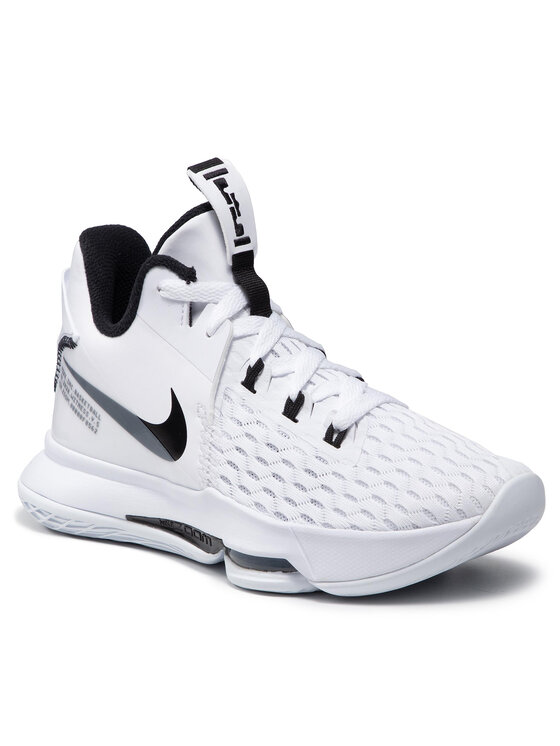 nike lebron witness v white black