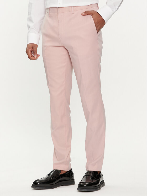 HUGO Hugo Oblek Arti/Hesten 242 50526868 Ružová Extra Slim Fit