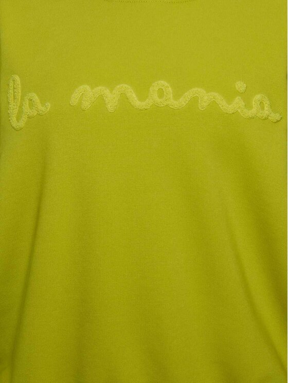 La Mania La Mania Felpa LEVIN Verde Basic Fit