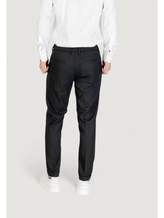 Antony Morato Antony Morato Παντελόνι chino RAD SLIM ANKLE LENGHT FIT TWILL Μαύρο Slim Fit