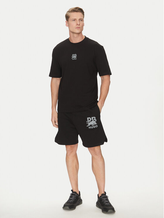 HUGO HUGO Pantaloni scurți sport Deswick_RB 50542809 Negru Regular Fit