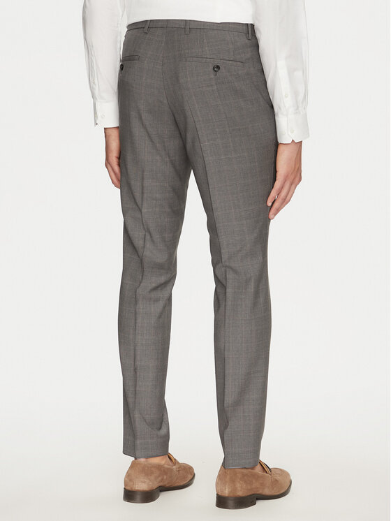 BOSS BOSS Garnitur H-Huge 50535023 Szary Slim Fit