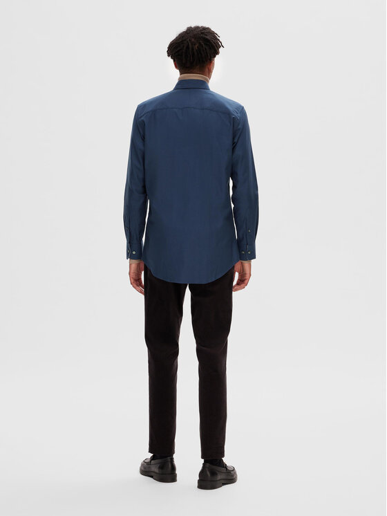 Selected Homme Selected Homme Srajca 16090212 Mornarsko modra Slim Fit